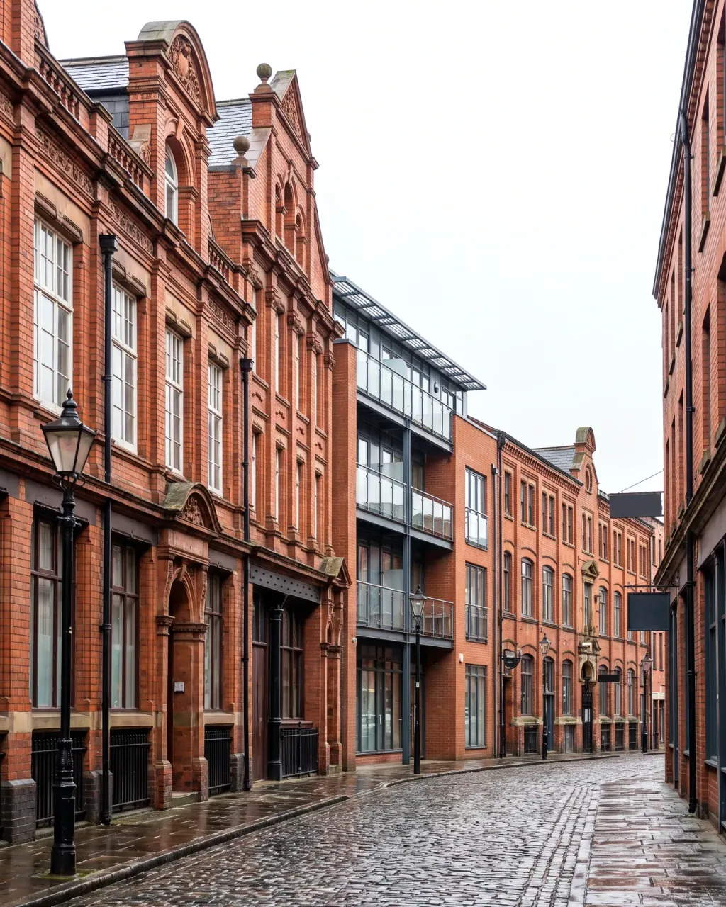 A bright Jewellery Quarter interior after an end of tenancy clean